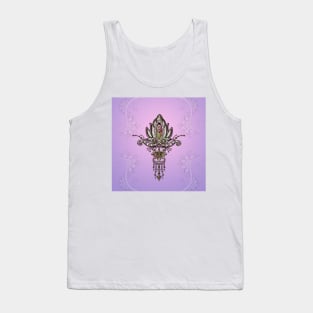 Elegant noble lotus Tank Top